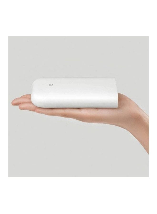 Portable Photo 300dpi Pocket Mini AR With DIY Share 500 mAh Image Zinc Paper Printer White - Image 4
